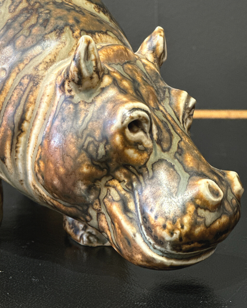 Céramique de Knud KYHN Hippopotame
